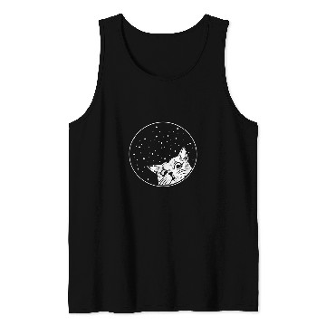 Discover Eclipse Cat Astronomer Or Scientist Tank Tops