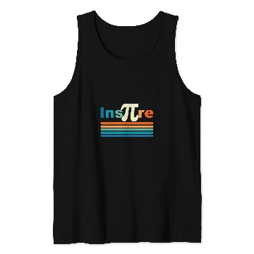 Discover Inspire Pi Day Math Science Teacher Geek Nerd STEM Student Tank Tops