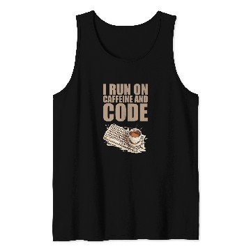Discover caffeines Coder Software Developer Engineer Coffee Programmer 27 Tank Tops