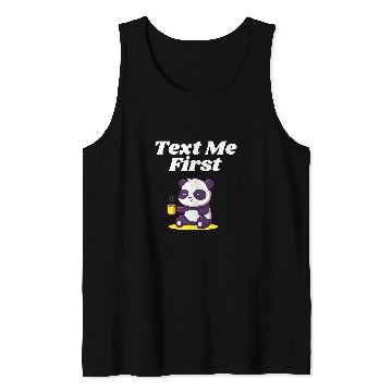 Discover Text Me First Introvert Boss Antisocial Manager Funny Rules 4 Tank Tops