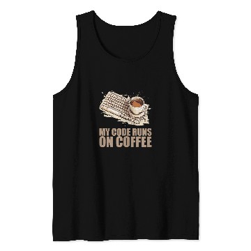 Discover caffeines Coder Software Developer Engineer Coffee Programmer 42 Tank Tops