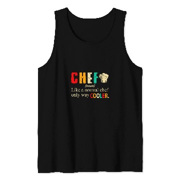 Discover vintages Chef Definition Normal Chef Only Cooler Funny Bob Tank Tops