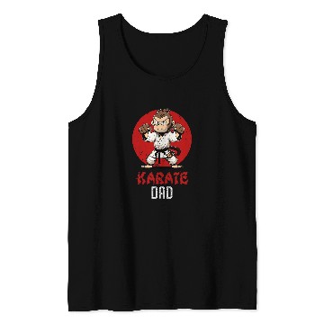 Discover Gorilla Karate Dad Martial Arts Dad Tank Tops