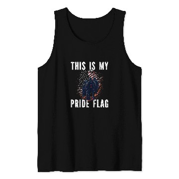 Discover This Is My Pride Flag On Memorial Day Tank Tops