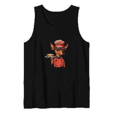 Discover Miniature Pinscher Chef Funny Dog Cooking Tank Tops