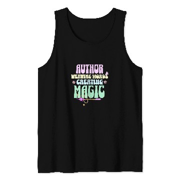 Discover A Writer Aspiring Writer Creative Writer Published Author Tank Tops