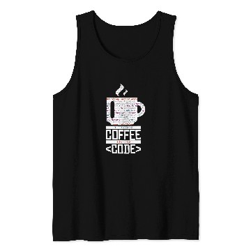 Discover Binary Coding I Turn Coffee Into Code Programmer Binary Code Tank Tops