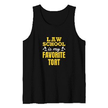 Discover Funny Law School Student Tort Men Women Tank Tops