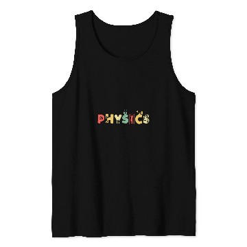 Discover Retro Science Subject Professor Scientist vintages Physics Tank Tops