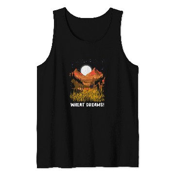 Discover Wheat Dreams Design For Farmers Farming Tank Tops