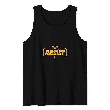 Discover Resist Electrical Engineer Electrician Electronic Tank Tops