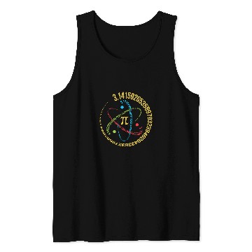 Discover Pi Day cool Math Symbol Science Number 314 Student Tank Tops