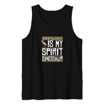Discover Pachycephalosaurus Is My Sprit Dinosaur 2Funny Dino Tank Tops