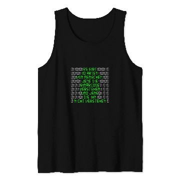 Discover Informative programmer binary code funny saying nerd Tank Tops