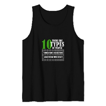 Discover Binary Code Funny Programmer Saying Coding Tank Tops