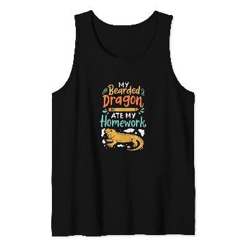 Discover Kids Bearded Dragon Student Tank Tops