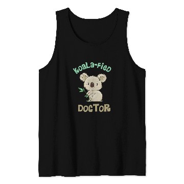 Discover Funny Koala Doctor Med Student Graduation Gift Idea Tank Tops