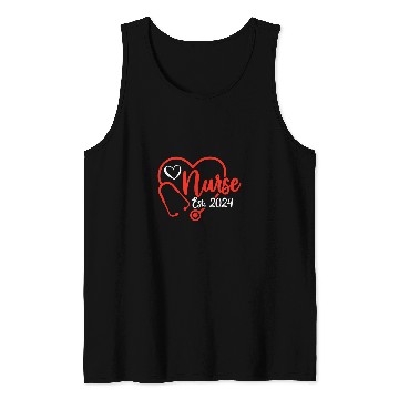 Discover Registered nurses 2024 RN nurses Est2024 Nursing Student Tank Tops