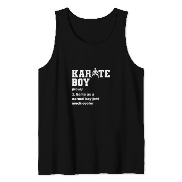 Discover Karate Instructors Karate Black Belt Karate Boy Definition Tank Tops