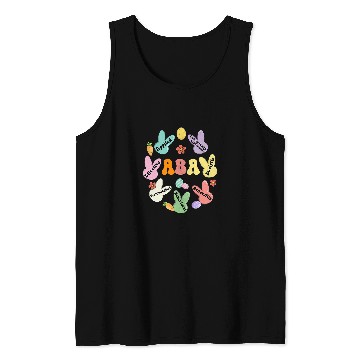 Discover Applied Behavior ABA Therapist Easter Day Bunny ABA Therapit Tank Tops