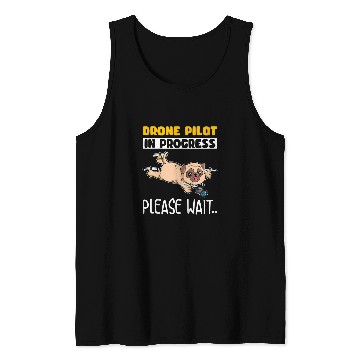 Discover Kids Drone Flying Design for your Future Drone Pilot Son Tank Tops