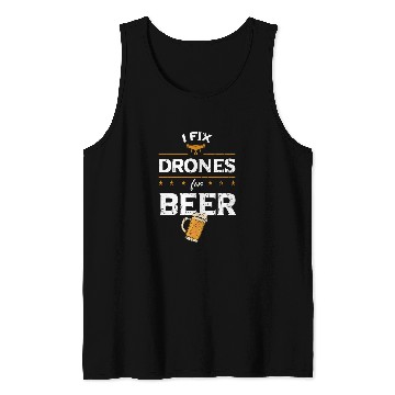 Discover Retro vintages Funny Drone Pilot Tank Tops