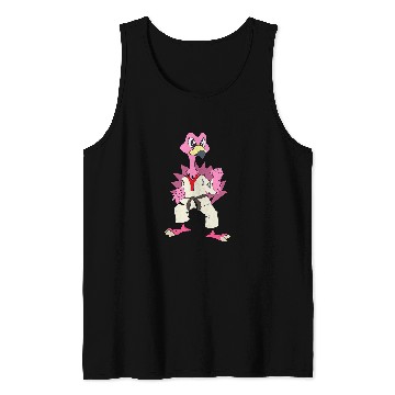 Discover Comic Flamingo does Karate Tank Tops