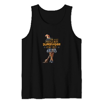 Discover This is my Halloween Supervisor Costume Witchy Boss Manager Tank Tops