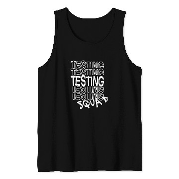 Discover Testing Squad Funny School Professor Elementary Teacher Tank Tops