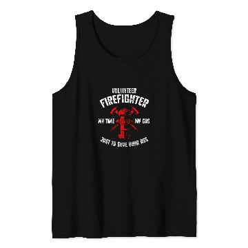 Discover Volunteer Fires Department 2Volunteer Firefighter 25 Tank Tops