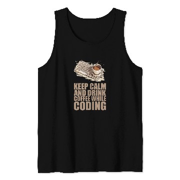 Discover caffeines Coder Software Developer Engineer Coffee Programmer 45 Tank Tops
