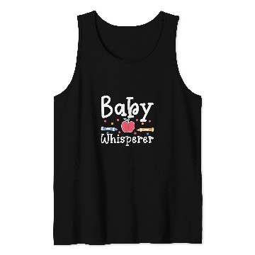 Discover Infant Teacher Student Baby Whisperer Tank Tops