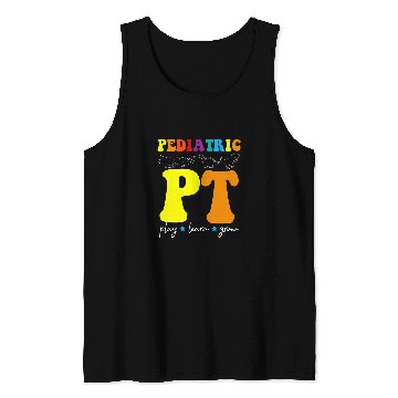 Discover Cute Therapy Rainbow Pediatric Physical Therapist Tank Tops