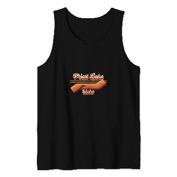 Discover Retro Priest Lake 80s Outfit Priest Lake Tank Tops
