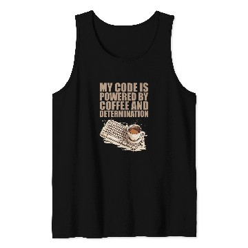 Discover caffeines Coder Software Developer Engineer Coffee Programmer 29 Tank Tops