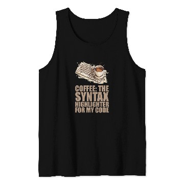 Discover caffeines Coder Software Developer Engineer Coffee Programmer 4 Tank Tops