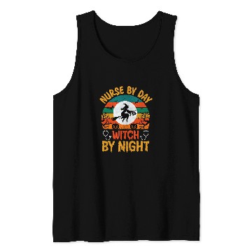 Discover nurses By Day Witch By Night Tank Tops