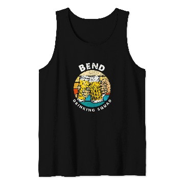 Discover Bend Drinking Squad Oregon Craft Beer OR Brewer Party Tank Tops