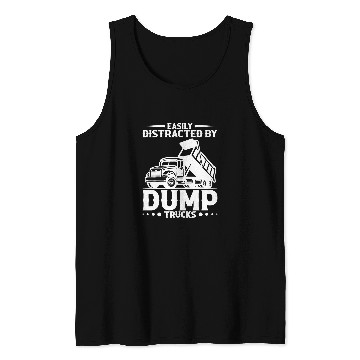Discover Dump Truck Driver Dump Truck Sand Toy Dump Truck Hat Tank Tops