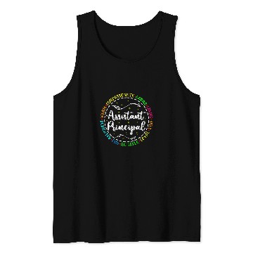 Discover Assistant Principal School Teacher Principal Appreciation Tank Tops