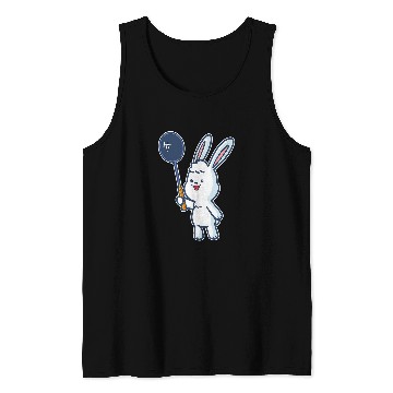 Discover Badminton and shuttlecock player rabbit Tank Tops