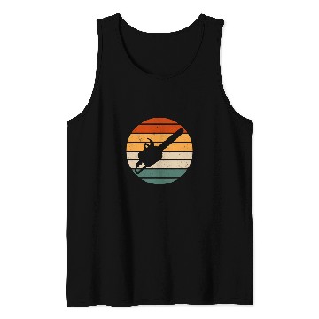 Discover Retro Chainsaw Design Woodcutter Forest Worker Forestry Tank Tops