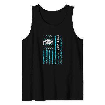 Discover PhD Student Dissertation Doctorate Graduation 76 Tank Tops