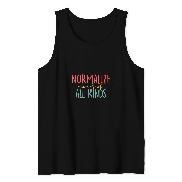 Discover Normalize Mind Of All Kinds Cute ABA SLP Therapy Tank Tops