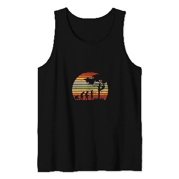 Discover Retro Arborist Evolution Tree Surgeon Arboriculturist Tank Tops