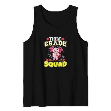 Discover Kids Third Grade Squad Funny Elementary Primary School 28 Tank Tops