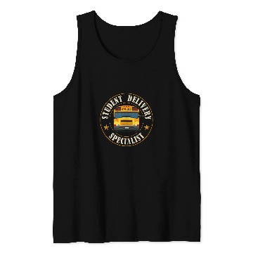 Discover Funny Student Delivery School Bus Driver 2 Tank Tops