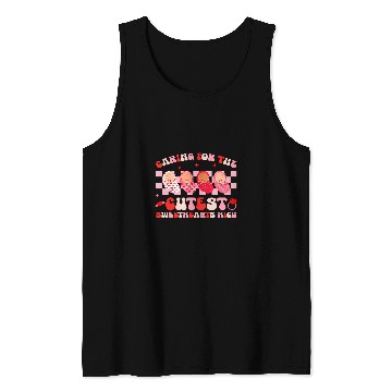 Discover Caring For Cutest Sweethearts Nicu nurses Valentines Day Tank Tops