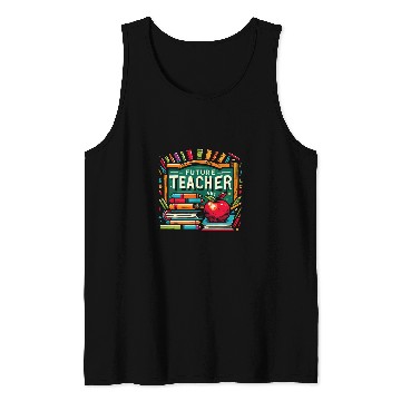 Discover Future Teacher ABC Inspirational Educator Design Tank Tops