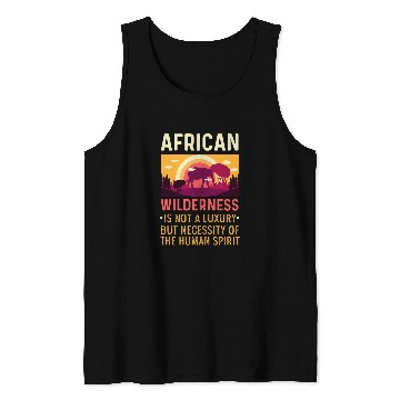 Discover African Wilderness Zoologist Tank Tops